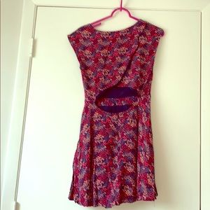 Scalloped Open Back Dress